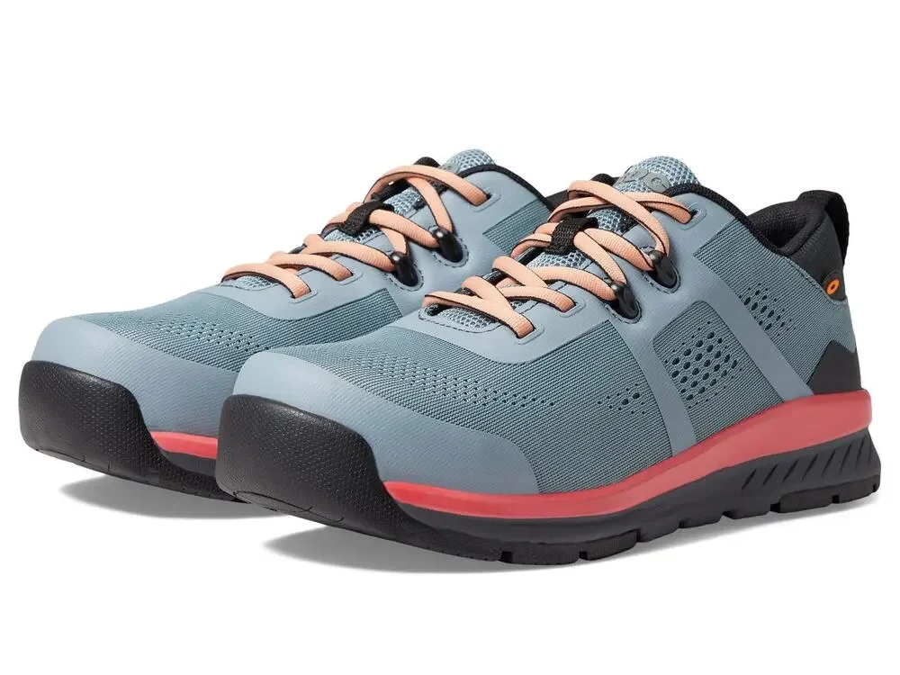 BOGS SANDSTONE KNIT LOW TR COMPOSITE SAFETY TOE STONE BLUE 9.5 B (M)